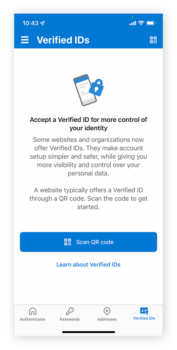 扫描 QR 码以将 Google Authenticator连接到帐户