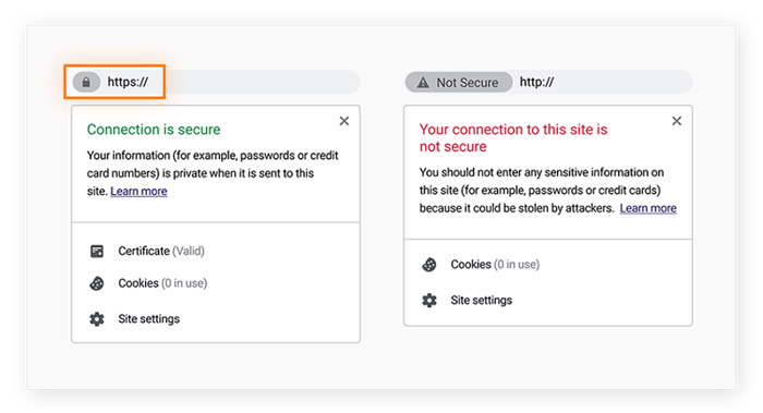 通过检查 HTTPS 加密来查看网站是否安全。