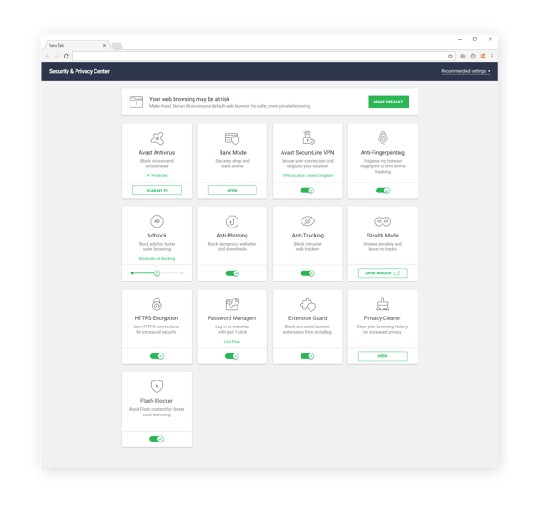 Avast SecureBrowser是一款私密、快速、安全的浏览器，能保护你的网上安全。