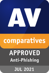 AV Comparatives于2021年授予Avast防钓鱼证书。